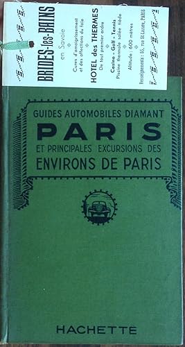 Guides automobiles Diament: Paris et principales excursions des environs de Paris