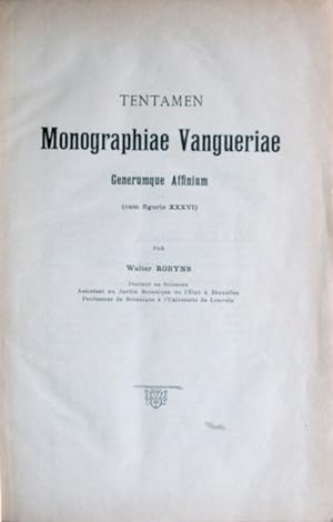 Tentamen monographiae Vangueriae generumque affinium