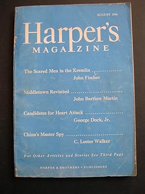 HARPER'S MAGAZINE - August, 1946