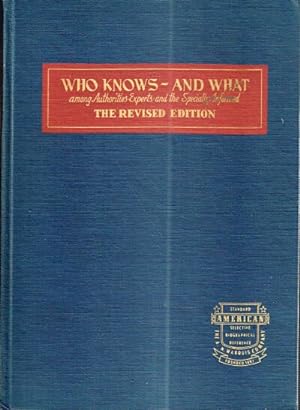 Who Knows - And What: Among Authorities, Experts, and the Specially Informed