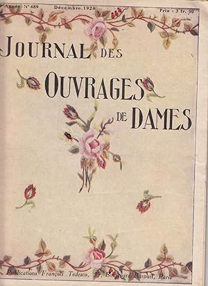 Journal des Ouvrages de Dames no 489 Décembre 1928