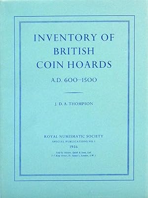 INVENTORY OF BRITISH COIN HOARDS, A.D. 600-1500