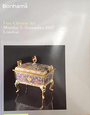 Fine Chinese art : Monday 5 November 2007.