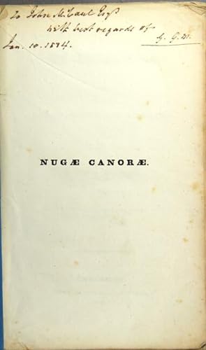 Nugae canorae or trifles original and translated