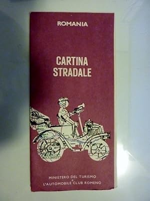 ROMANIA - CARTINA STRADALE Ministero del Turismo