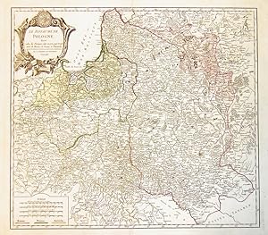 Le Royaume de Pologne divisÈ selon les partages fait en 1772, 1793 et 1795 entre la Russie, la Pr...