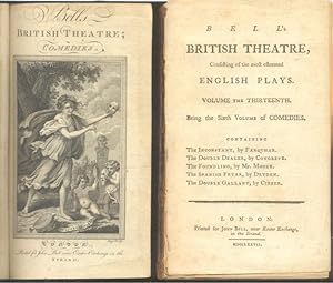 Bell's British Theatre. English Plays; Volume 13. Being the Sixth Volume of Comedies. The Inconst...