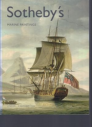 [AUCTION CATALOG] SOTHEBY'S: MARINE PAINTINGS: 4 OCTOBER 2005