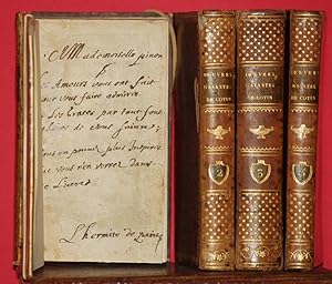 OEuvres galantes. Seconde édition augmentée. Paris, Estienne Loyson, 1660. OEuvres galantes en pr...