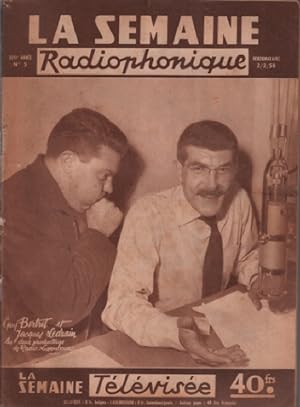 La semaine radiophonique 2 fevrier 1958