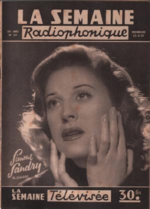 La semaine radiophonique 25 aout 1957