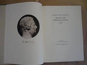Manuale Tipografico 1788. Facsimile a cura di Giovanni Mardersteig.Verona,Editiones Officinae Bod...