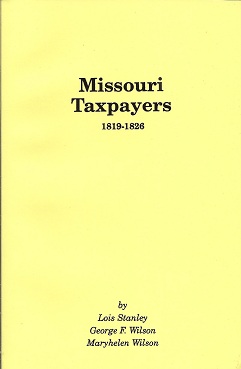 Missouri Taxpayers 1819-1826