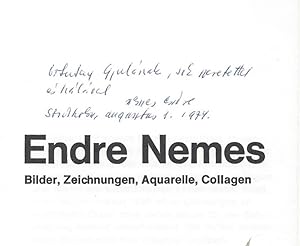 Endre Nemes. Bilder, Zeichnungen, Aquarelle, Collagen. 5. V. 1974. 9. VI