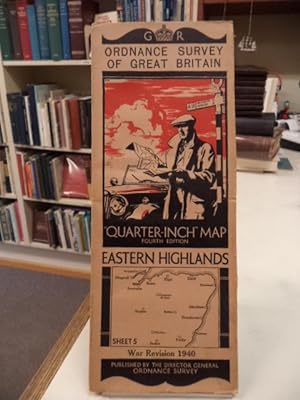 Eastern Highlands. Sheet 5. Ordnance Survey of Great Britain. War Revision 1940. "Quarter Inch" M...