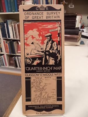 Glasgow and the Middle West. Sheet 4. Ordnance Survey of Great Britain. War Revision 1940. "Quart...