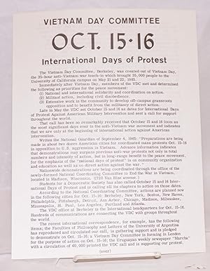 Oct. 15-16 International days of protest
