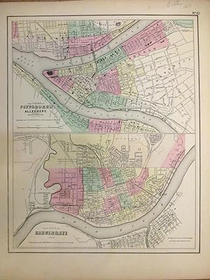 The Cities of Pittsburgh and Allegheny with parts of Adjacent Boroughs, Pennsylvania The City of ...
