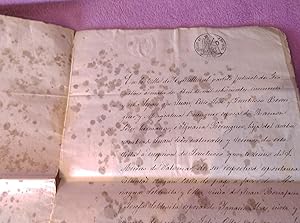 CASTELLTERÇOL CARTA DE PAGO DE HNAS BERENGUER A MARIAGNA Y JOSEFA SOLDEVILA 1858