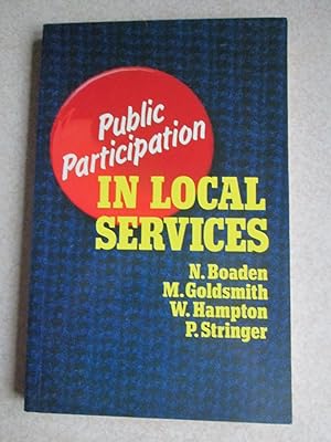 Public Participation in Local Services (Signed By Author)