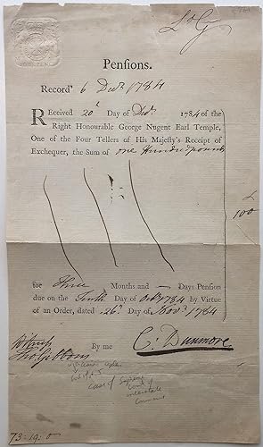 Partially Printed Document Signed