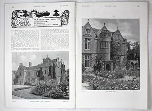 Original Issue of Country Life Magazine Dated February 12th 1916, with a Main Feature on Watersto...
