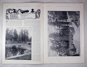 Original Issue of Country Life Magazine Dated November 3rd 1900, with a Main Feature on Renishaw ...