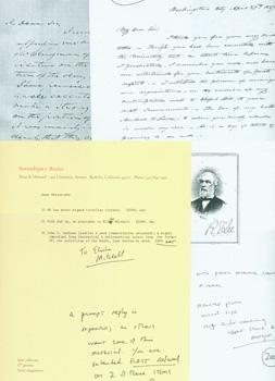 Photocopies of letters written to Elisha Mitchell by James Polk & John C. Calhoun, a signed photo...