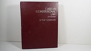 Cases in constitutional law