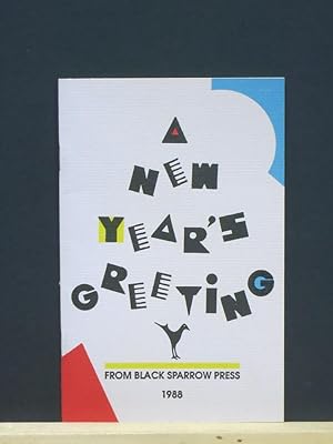 A New Year's Greeting from Black Sparrow Press 1988 (The Movie Critics)