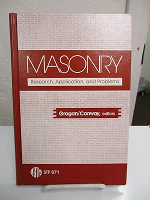 Masonry: Research, Application, and Problems.