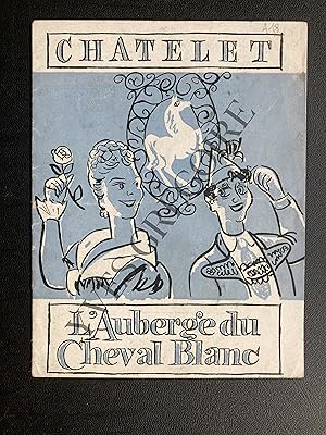 L'AUBERGE DU CHEVAL BLANC-PROGRAMME CHATELET