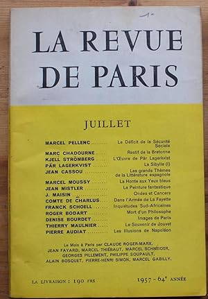 La Revue de Paris - Numéro 7 de Juillet 1957 - 64e Année