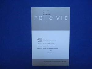 FOI et VIE. N°5. Vol. XCV. Sous la direction de O. Millet