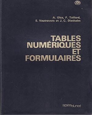 Tables numériques et formulaires