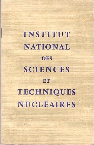 Institut national des sciences et techniquees nucléaires