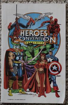 HEROES CONVENTION - Charlotte - June 18-20/1999. - Hulk; Captain America; Daredevil; Spider-man o...