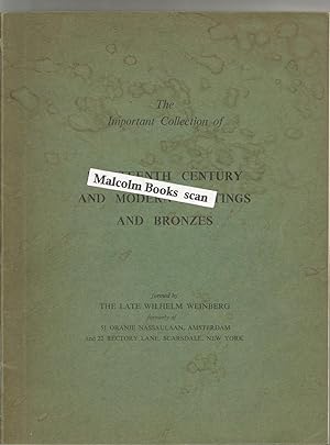 Catalogue of the Highly Important Collection of Nineteenth Century and Modern Paintings and Bronz...