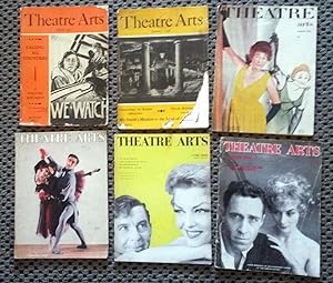 Theatre Arts Magazine: 6 issues April 1942, JANUARY 1946, March 1952, September 1956, June 1958 &...
