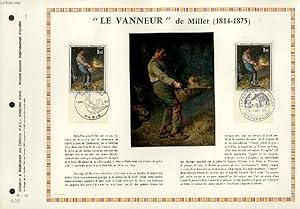 FEUILLET ARTISTIQUE PHILATELIQUE - PAC - 71 - 12 - "LE VANNEUR" DE MILLET 1814 - 1875