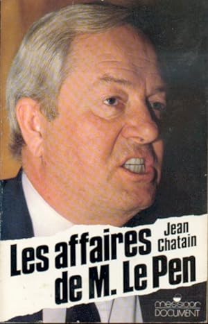 Les affaires de M. Le Pen
