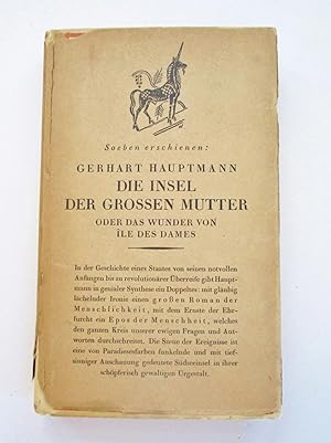 1924 Die Insel der Grossen Mutter / Island of the Great Mother ASSOCIATION COPY with SIDNEY H. SI...