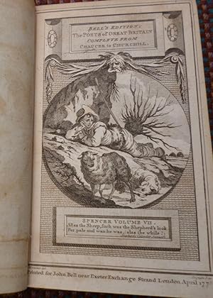 The Poetical Works of Edmund Spencer in Eight Volumes : Volume 7, 1778. Full Tree Calf