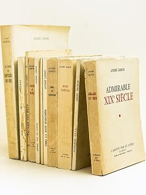 [ Lot de 13 ouvrages numérotés et dédicacés par André Lebois ] XVIIe siècle (Recherches et Portra...
