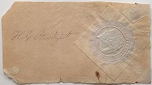 Clipped Signature with an Embossed Seal