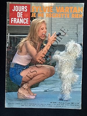 JOURS DE FRANCE-N°1379-DU 6 AU 12 JUIN 1981-SYLVIE VARTAN