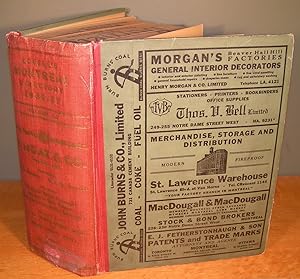 LOVELL’S MONTREAL DIRECTORY 1936-1937, 94th volume, (Original) containing Alphabetical and Street...