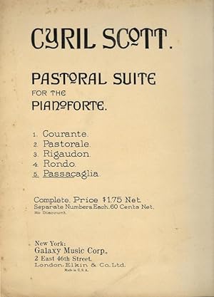 PASTORAL SUITE FOR THE PIANOFORTE. 5. PASSACAGLIA.