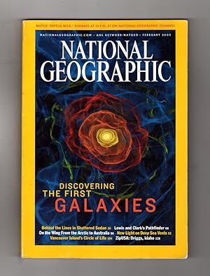 National Geographic Magazine - February, 2003. Discovering the First Galaxies; Sudan Conflict; Sa...