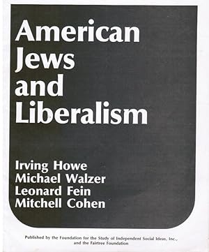 American Jews and Liberalism